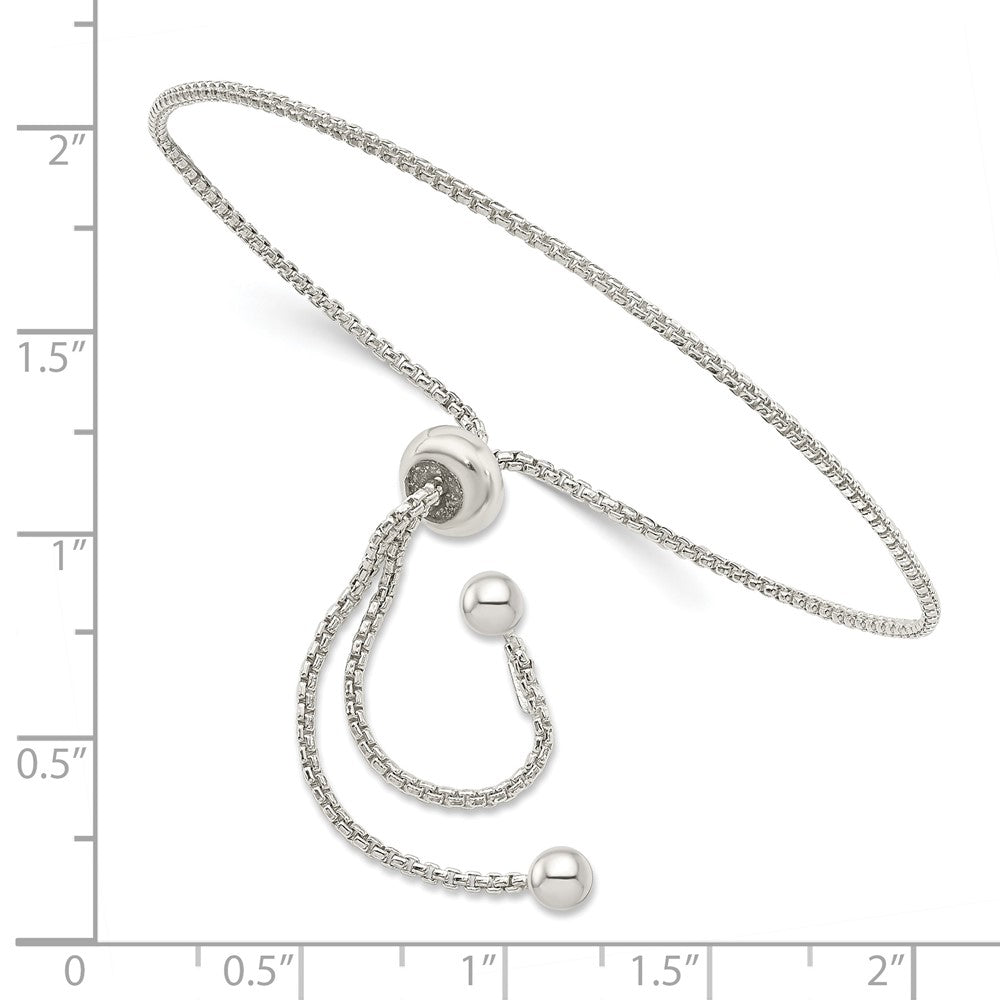 9.25 Zoll Sterlingsilber Verstellbar Armband