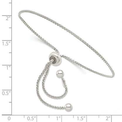 9.25 Zoll Sterlingsilber Verstellbar Armband