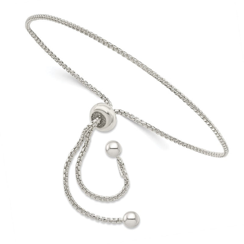9.25 Zoll Sterlingsilber Verstellbar Armband
