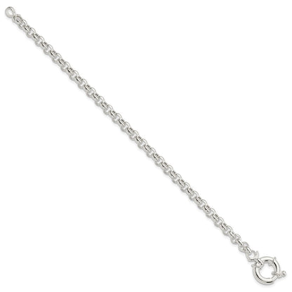 7 Zoll Sterlingsilber Poliert Erbs Fantasie Armband