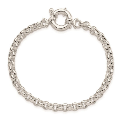 7 Zoll Sterlingsilber Poliert Erbs Fantasie Armband