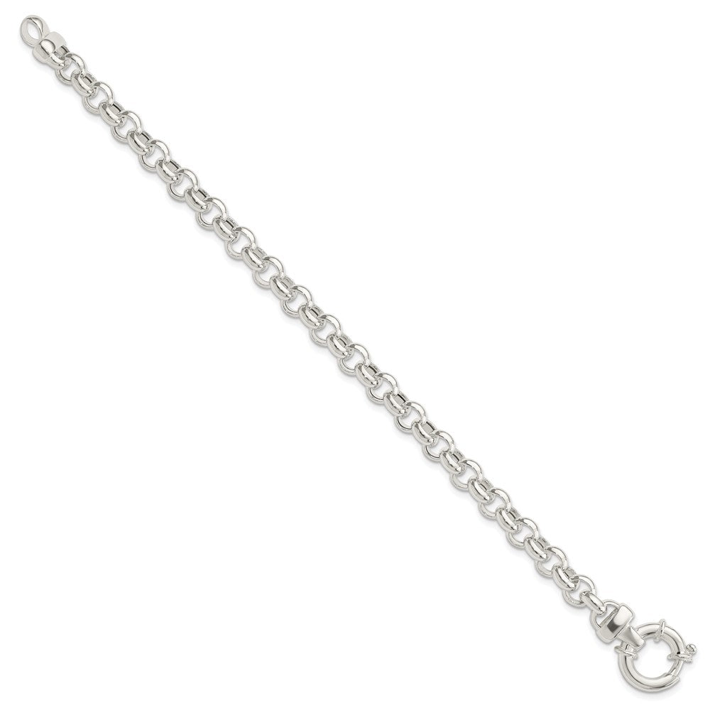 7.5 Zoll Sterlingsilber Poliert Erbs Fantasie Armband