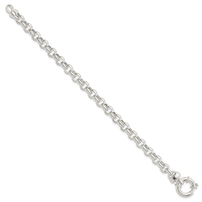 7.5 Zoll Sterlingsilber Poliert Erbs Fantasie Armband