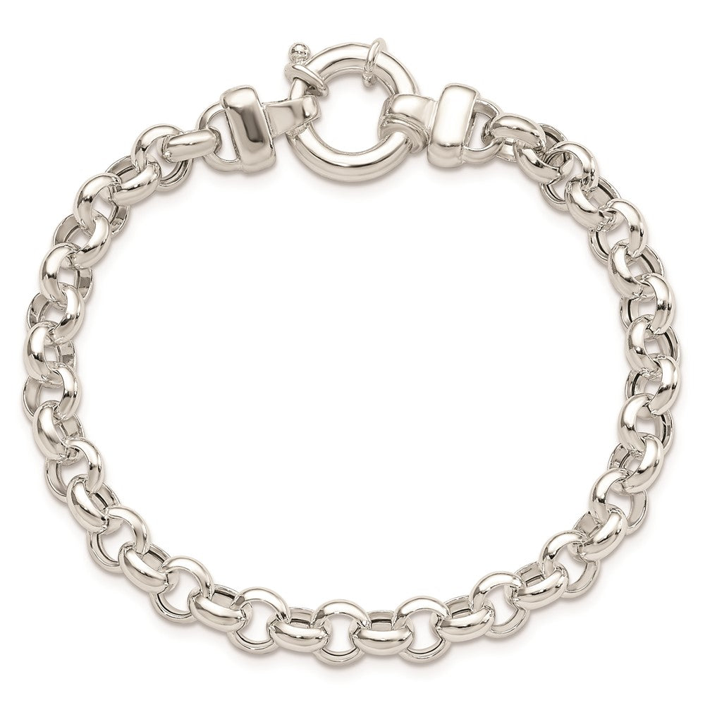 7.5 Zoll Sterlingsilber Poliert Erbs Fantasie Armband