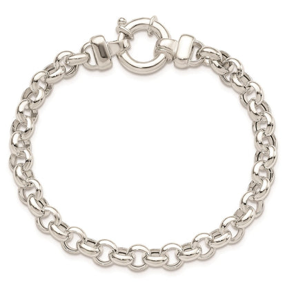 7.5 Zoll Sterlingsilber Poliert Erbs Fantasie Armband