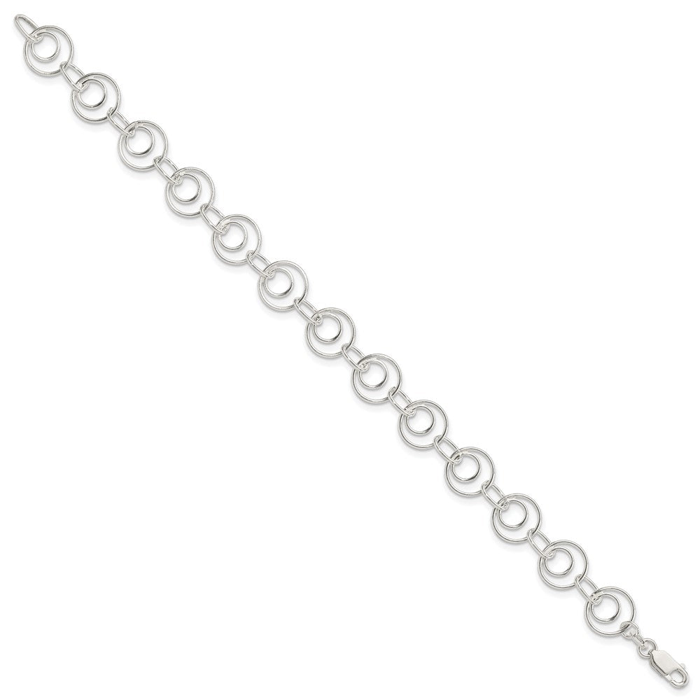 7.5 Zoll Sterlingsilber Glieder Armband