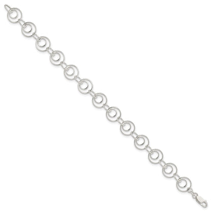 7.5 Zoll Sterlingsilber Glieder Armband