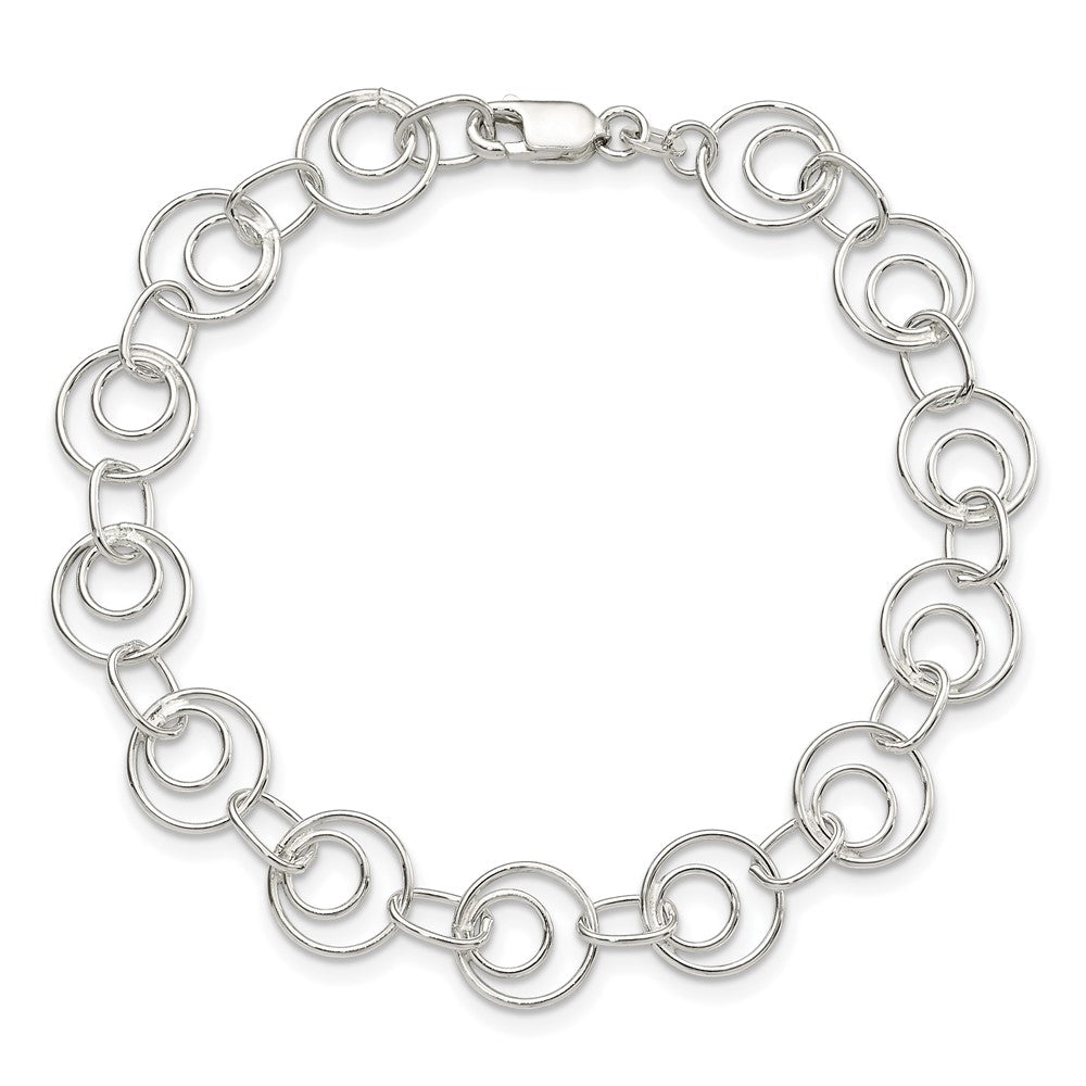 7.5 Zoll Sterlingsilber Glieder Armband
