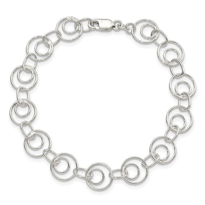 7.5 Zoll Sterlingsilber Glieder Armband