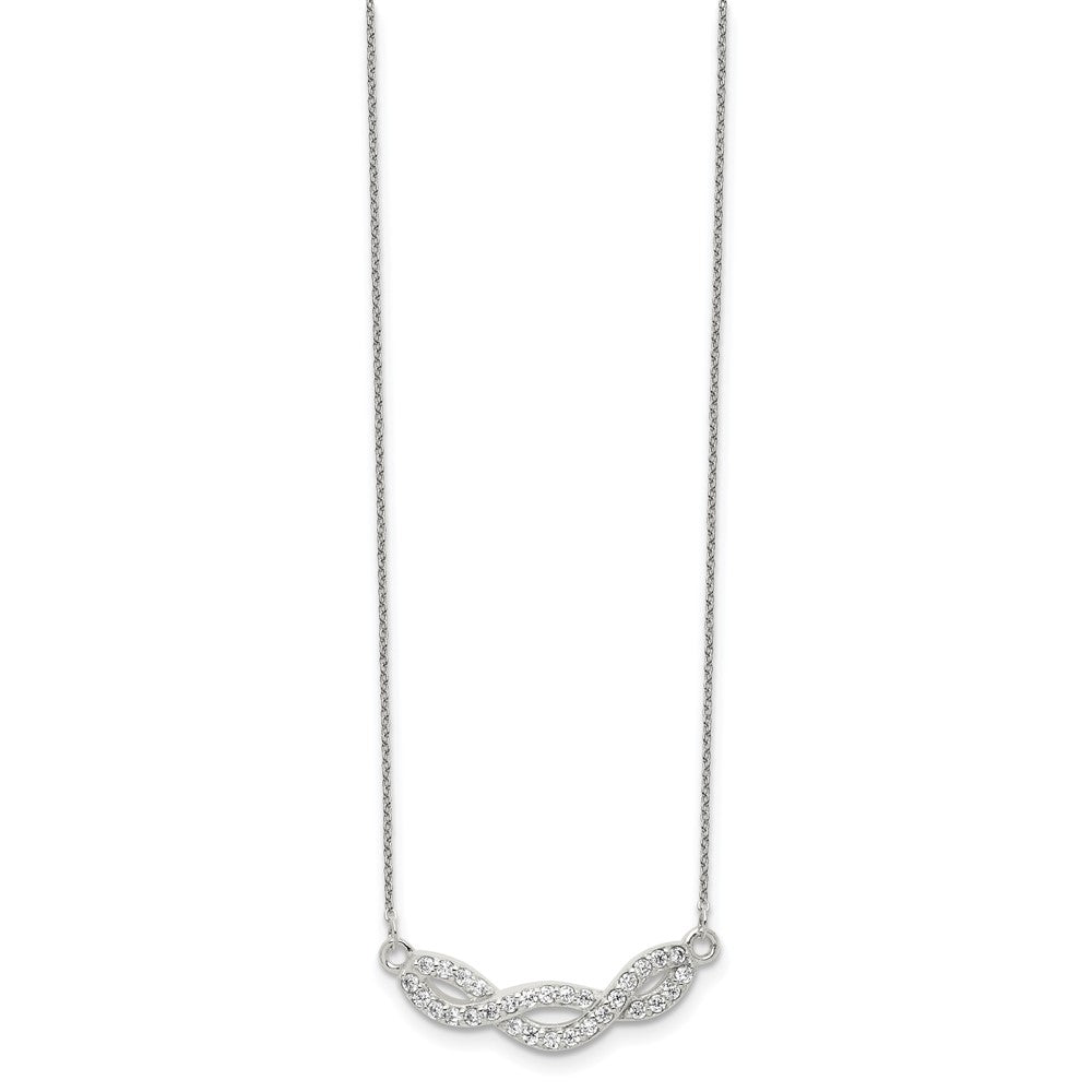 Sterlingsilber Zirkonia Fantasie Halskette