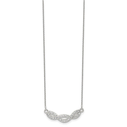 Sterlingsilber Zirkonia Fantasie Halskette