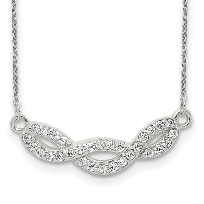 Sterlingsilber Zirkonia Fantasie Halskette