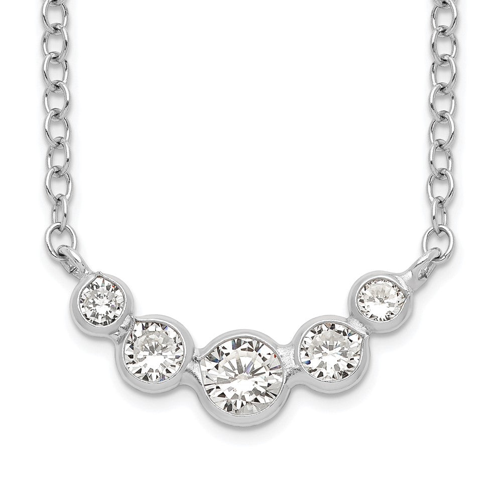 Sterlingsilber Zirkonia Halskette