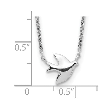Sterlingsilber Vogel Halskette