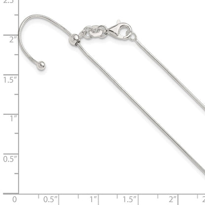 Sterlingsilber Poliert Verstellbar Halskette