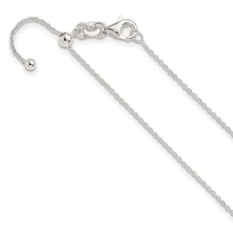 Sterlingsilber Poliert Verstellbar Halskette