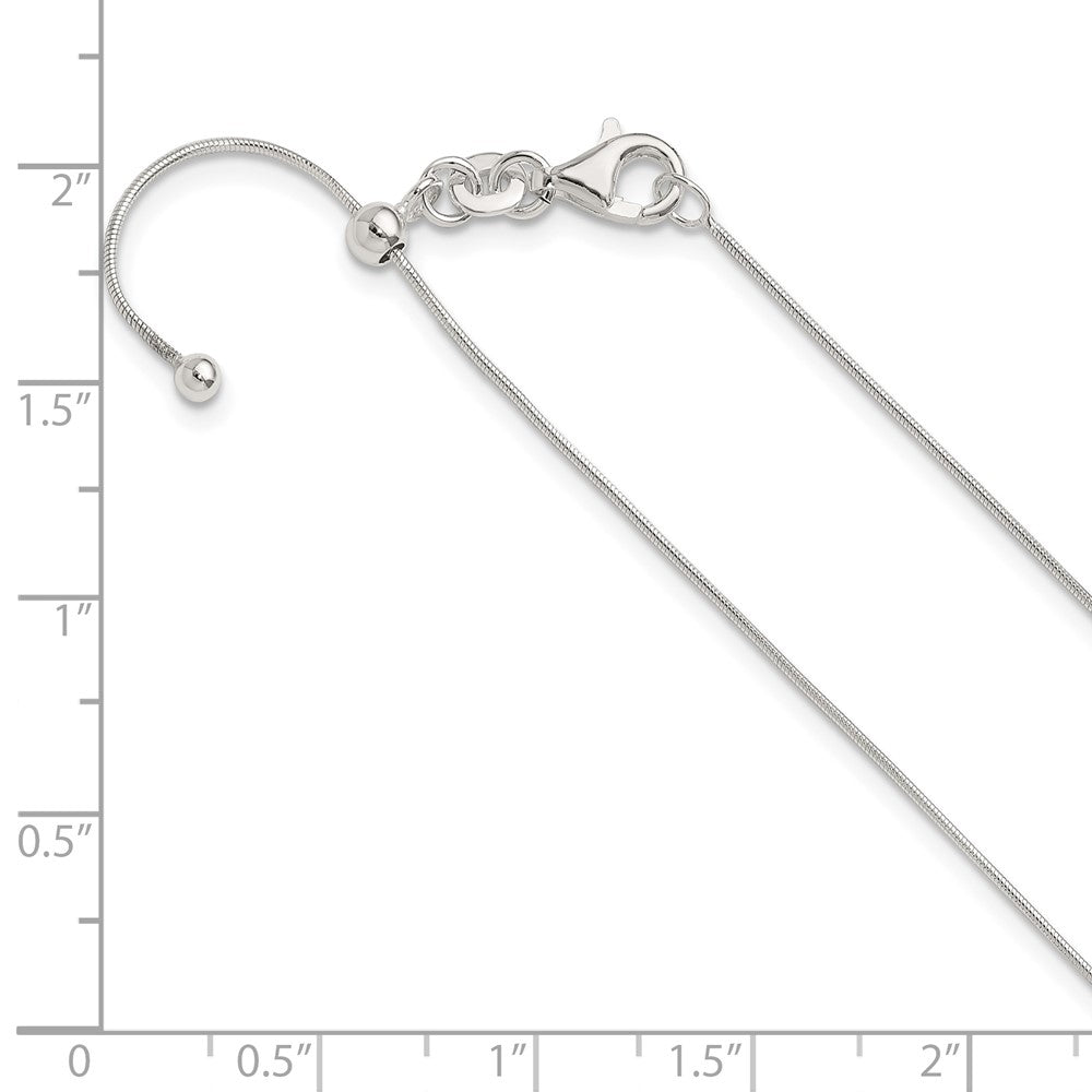Sterlingsilber Poliert Verstellbar Halskette