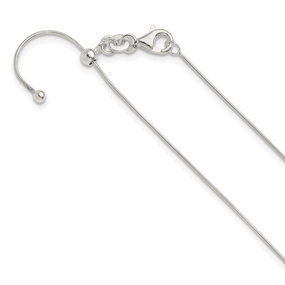 Sterlingsilber Poliert Verstellbar Halskette