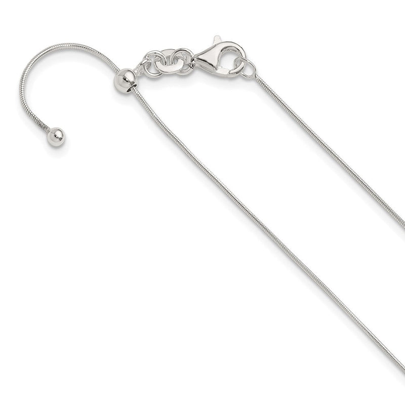 Sterlingsilber Poliert Verstellbar Halskette