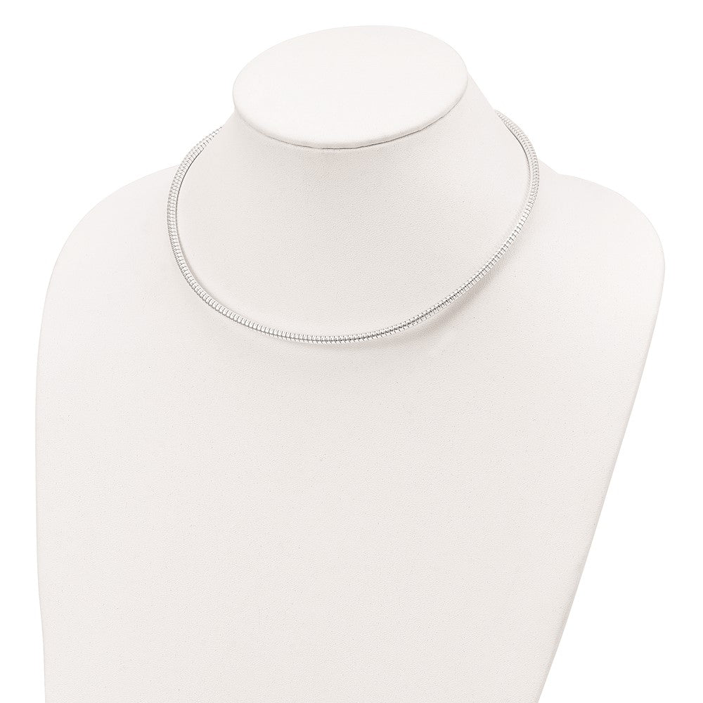 Sterlingsilber 4mm Rund Cubetto 16 Zoll Halskette