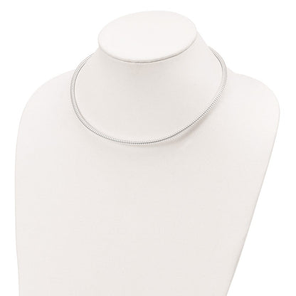 Sterlingsilber 4mm Rund Cubetto 16 Zoll Halskette