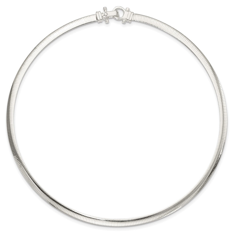 Sterlingsilber 4.5mm Poliert Cubetto 16 Zoll Halskette