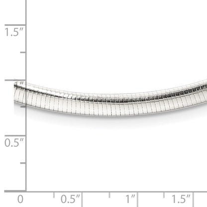 Sterlingsilber 4.5mm Poliert Cubetto 16 Zoll Halskette