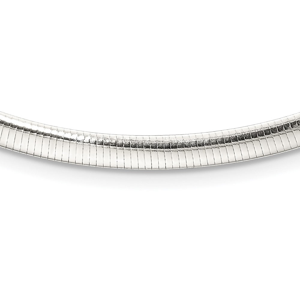 Sterlingsilber 4.5mm Poliert Cubetto 16 Zoll Halskette