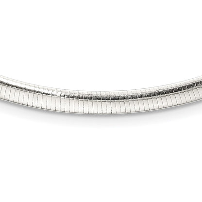 Sterlingsilber 4.5mm Poliert Cubetto 16 Zoll Halskette