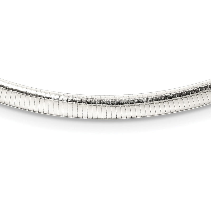 Sterlingsilber 4.5mm Poliert Cubetto 16 Zoll Halskette