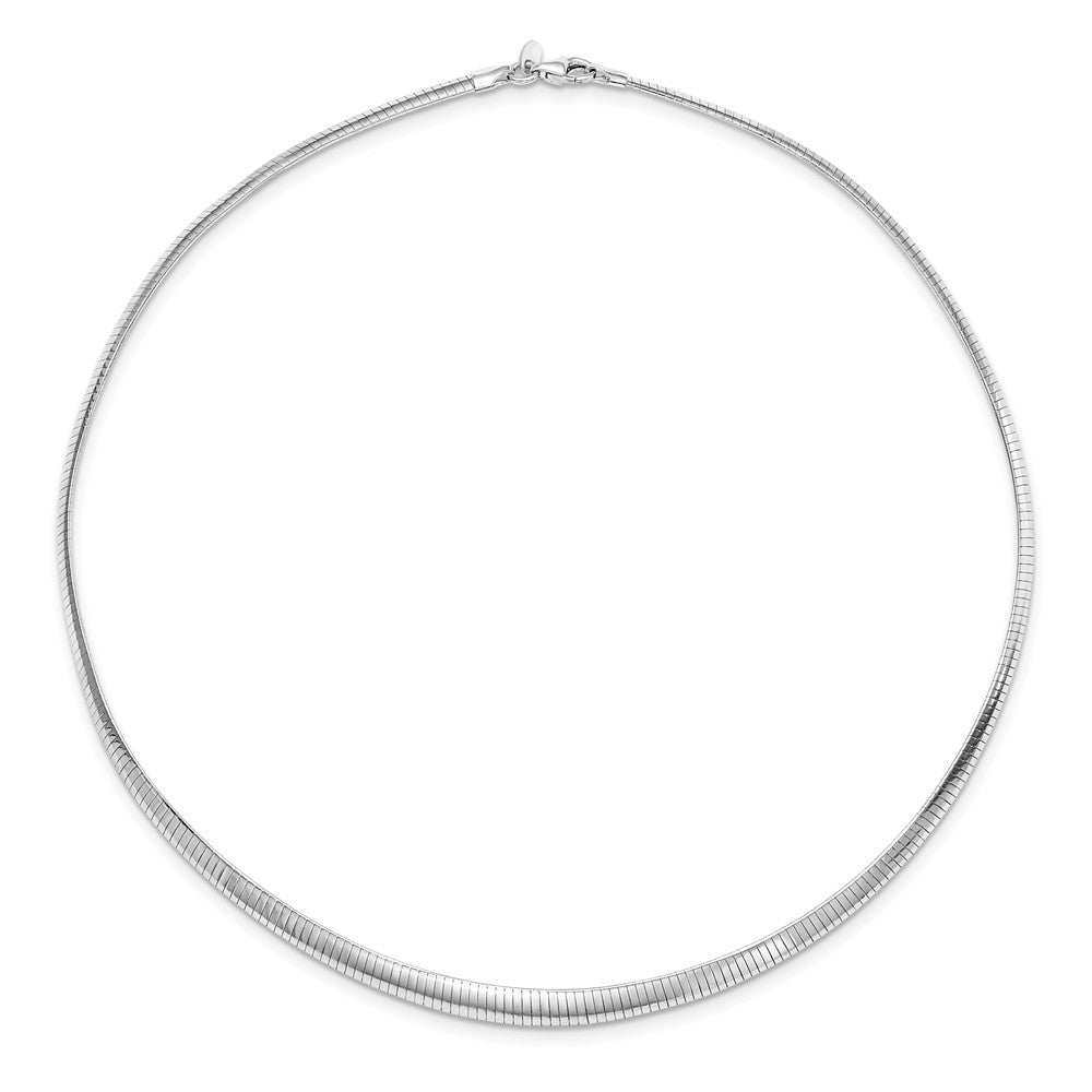 Ss/vergoldet Sterlingsilber Goldfarben Rhodiniert 3-6mm Wendbar Cubetto Halskette