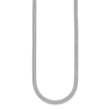 18 Zoll Sterlingsilber 4.5mm Corona Halskette