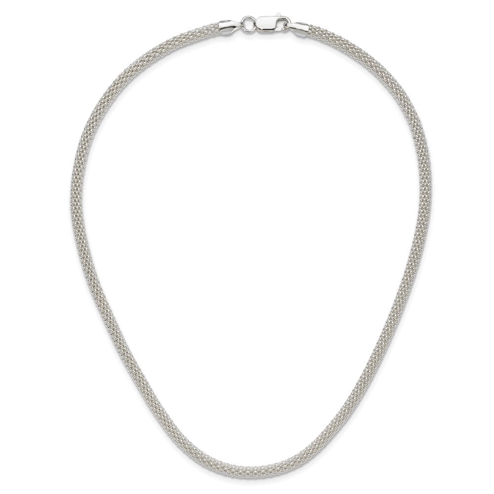18 Zoll Sterlingsilber 4.5mm Corona Halskette