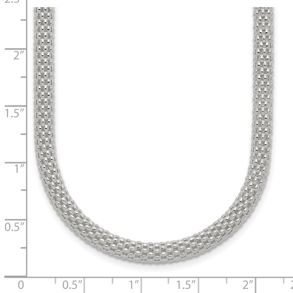 18 Zoll Sterlingsilber 4.5mm Corona Halskette