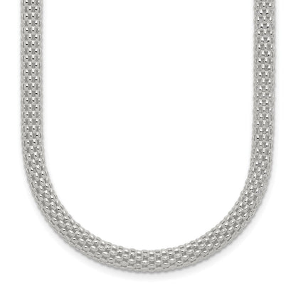 18 Zoll Sterlingsilber 4.5mm Corona Halskette