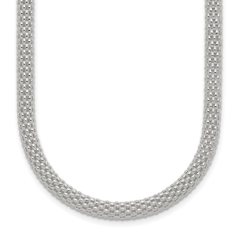 18 Zoll Sterlingsilber 4.5mm Corona Halskette