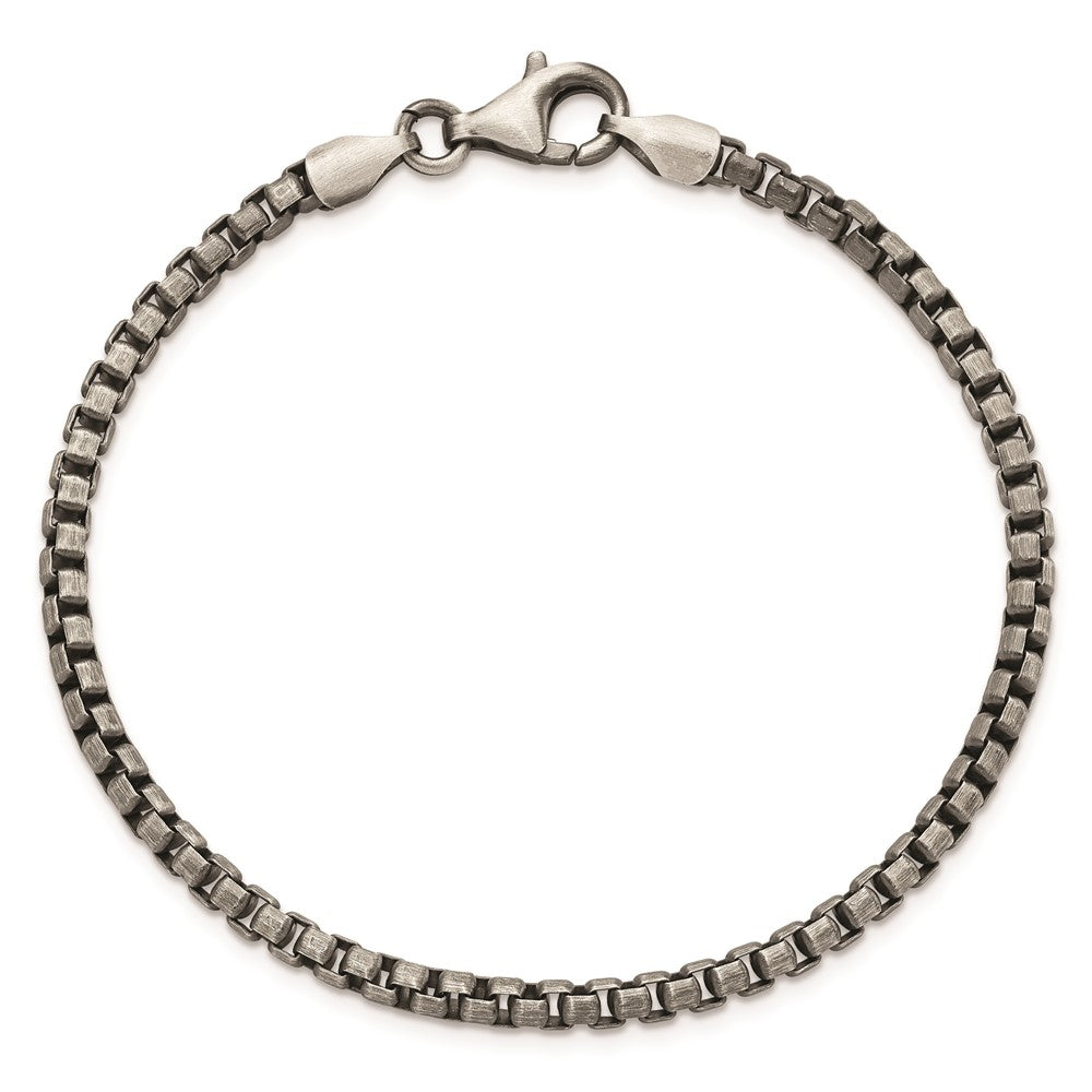 Sterlingsilber Antikisiert Gebürstet Gliederarmband