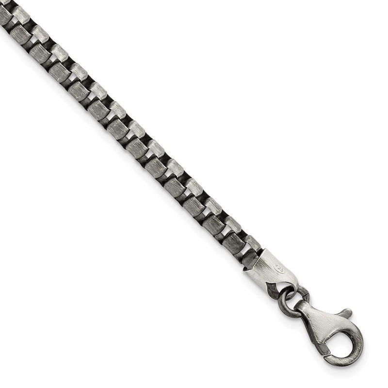 Sterlingsilber Antikisiert Gebürstet Venezianer Gliederarmband