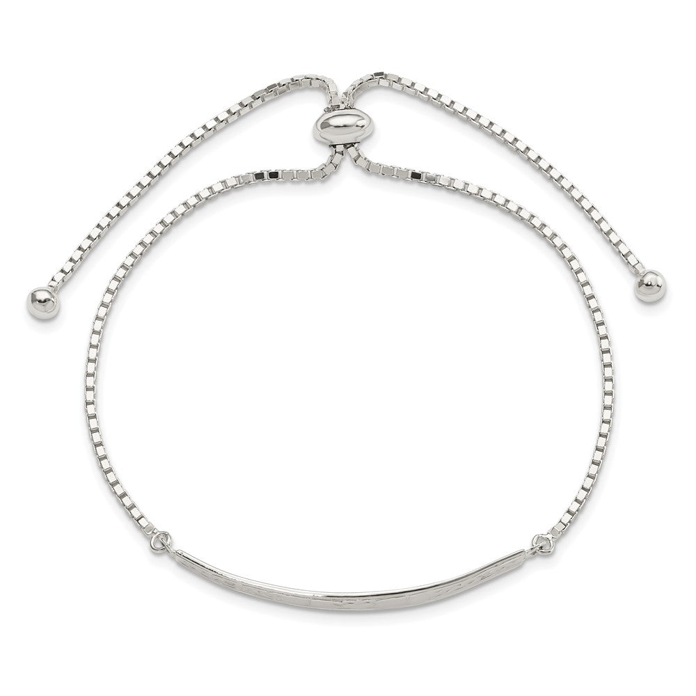 Sterlingsilber Rhodiniert Claddagh Verstellbar Armband