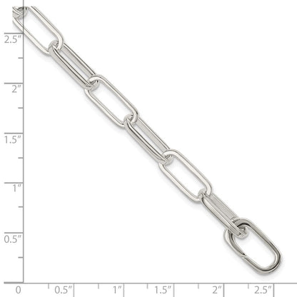 7.75 Zoll Sterlingsilber Poliert Fantasieglieder Armband