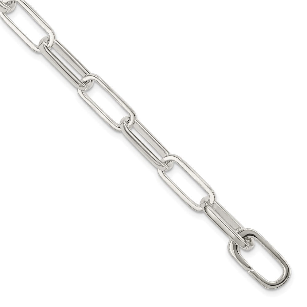 7.75 Zoll Sterlingsilber Poliert Fantasieglieder Armband