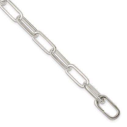7.75 Zoll Sterlingsilber Poliert Fantasieglieder Armband