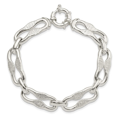 Sterlingsilber Poliert Fantasieglieder Gliederarmband