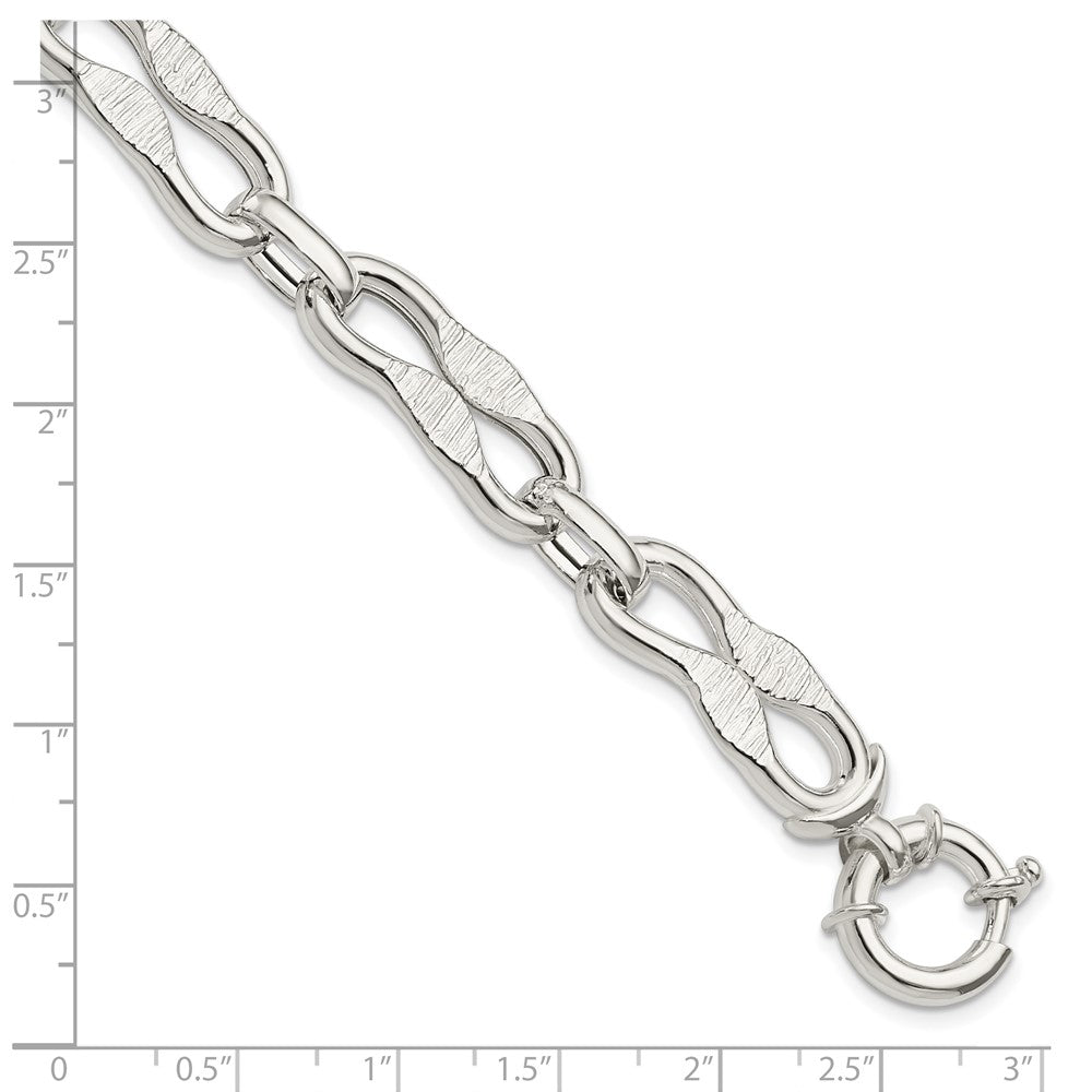 Sterlingsilber Poliert Fantasieglieder Gliederarmband