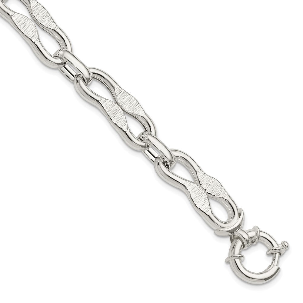 Sterlingsilber Poliert Fantasieglieder Gliederarmband
