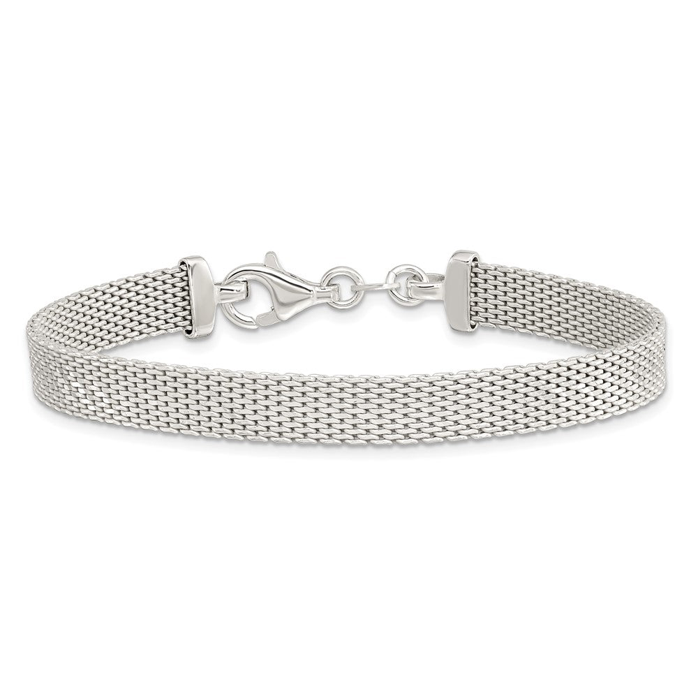 7.5 Zoll Sterlingsilber Diamantiert Wendbar Armband
