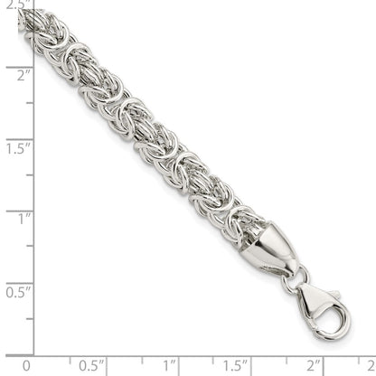 Sterlingsilber Poliert Byzantiner 8.5 Zoll Armband