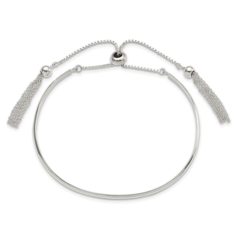 Sterlingsilber Poliert mit Tassels Verstellbar Armreif