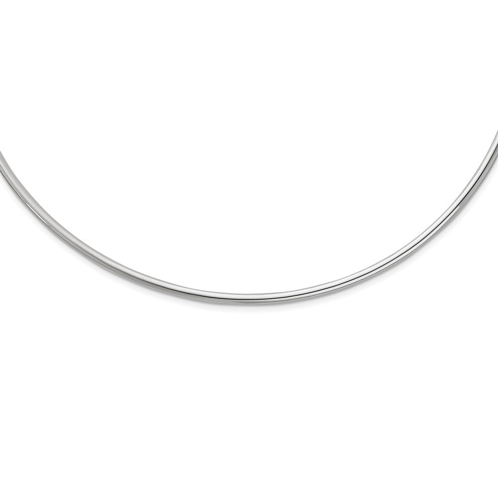 Sterlingsilber Rhodiniert Neck Kragen Halskette