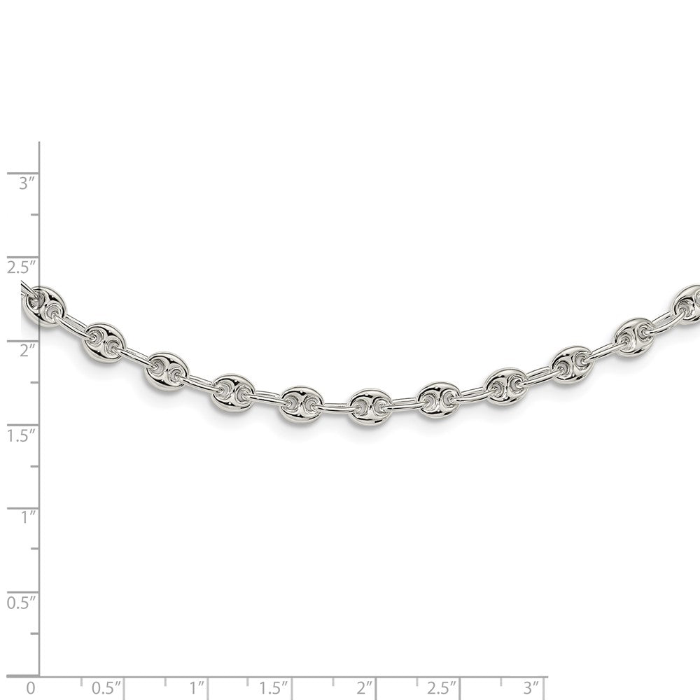 Sterlingsilber Poliert Fantasieglieder Halskette